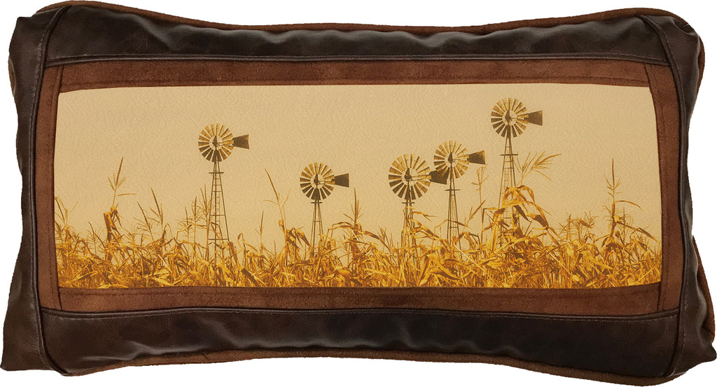 Five Windmills 1930 Frame Pillow By Sweetwater