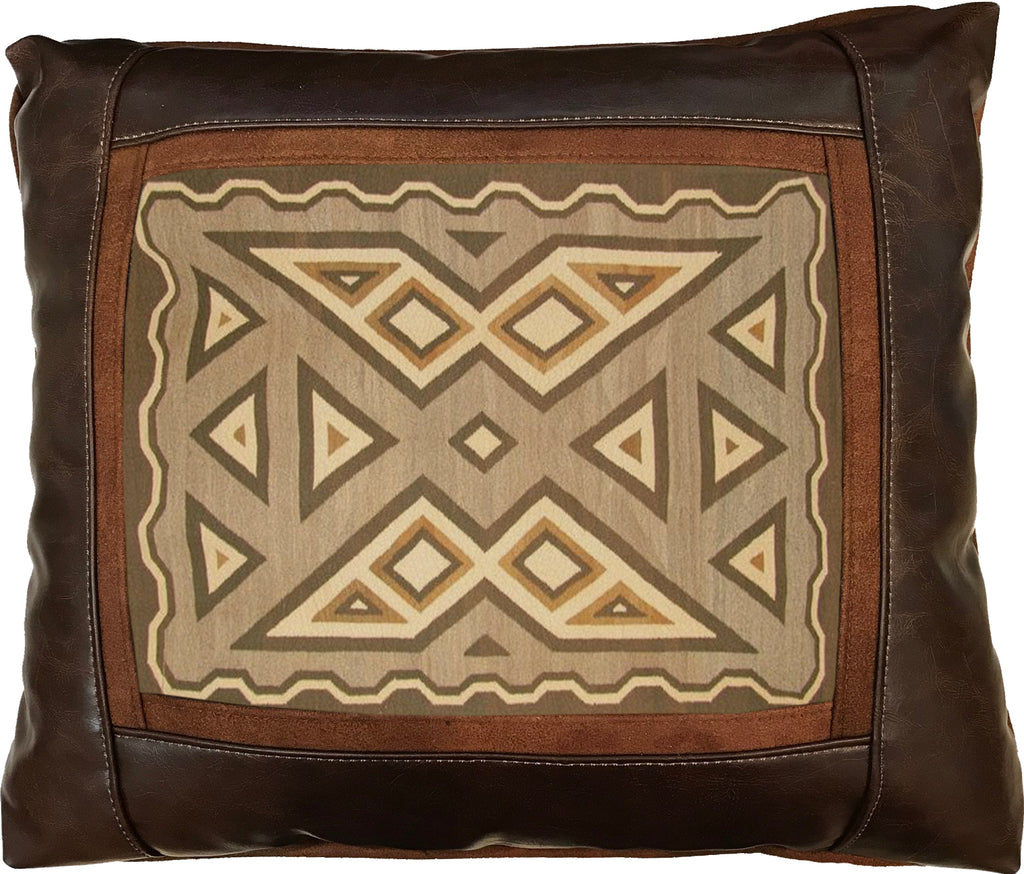 Navajo Rug801 Frame Pillow By Sweetwater