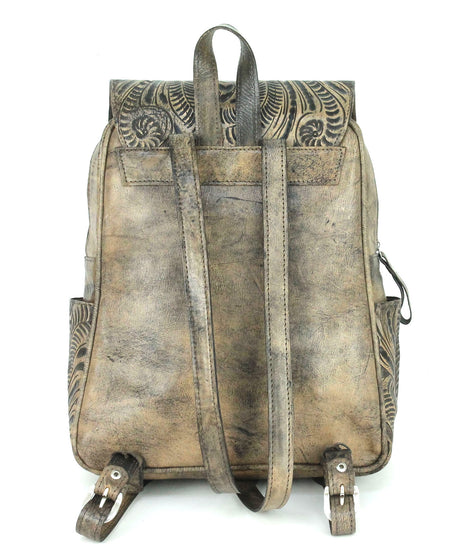 Lariats And Lace Backpack with Zipper Closure And Tooled  display picture 1