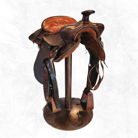 Leather Saddle Barstool Western Passion