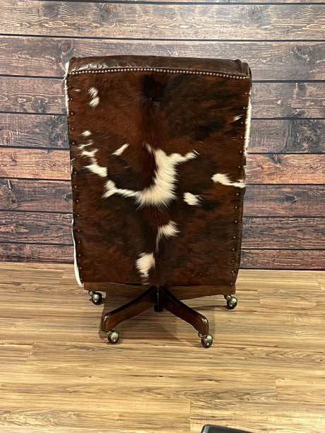 Cowhide Leather Office Chair Western – Western Passion