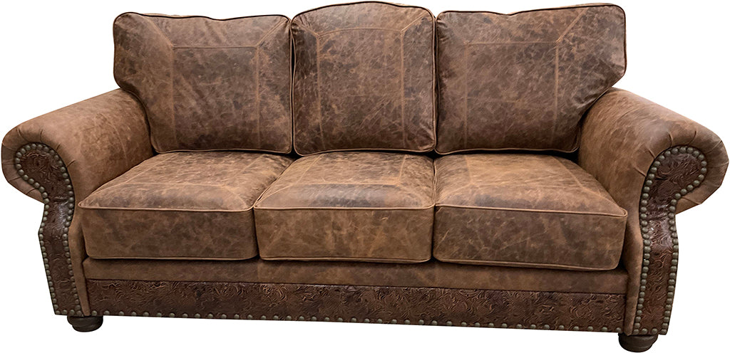 Cattle Ranch Cowhide Western Sofa – Western Passion