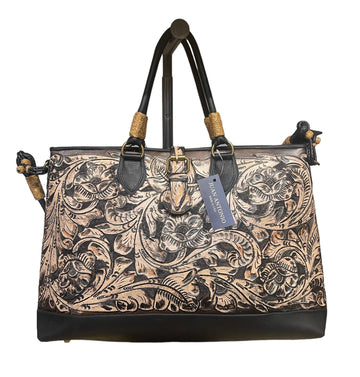 Gilded Cowboy Embossed Handbag - Buy This Boho Purse