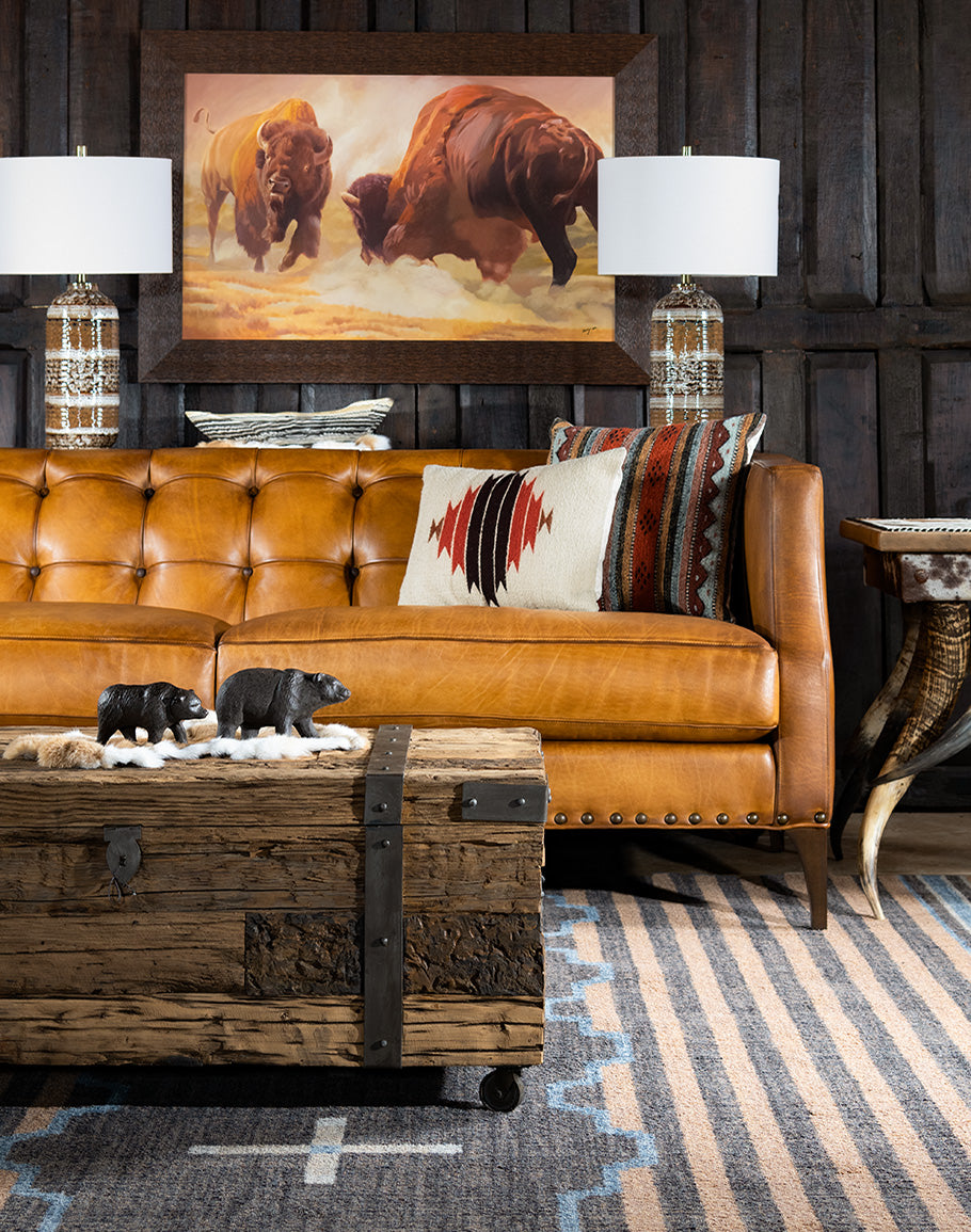 Western leather furniture deals