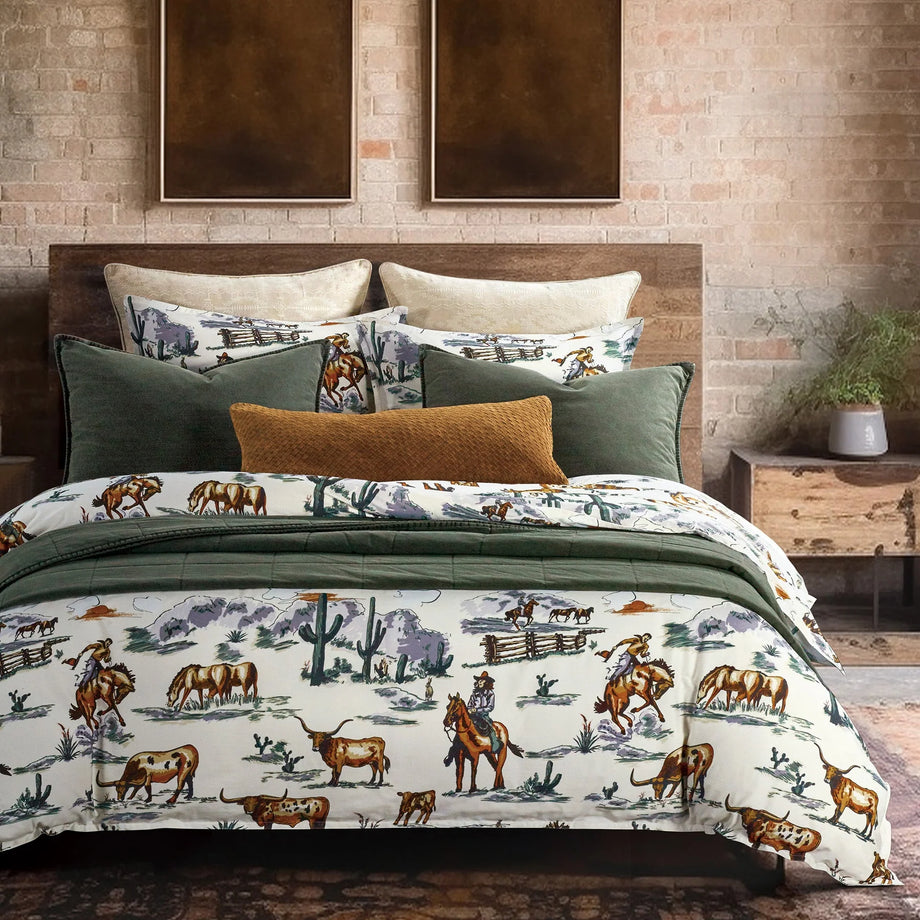 Ranch Life Reversible Comforter or Duvet Set – Western Passion