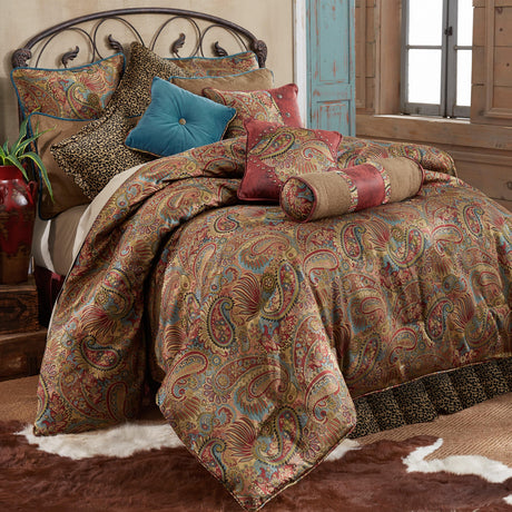 Leopard Print Ruffled Pillow | Western Passion