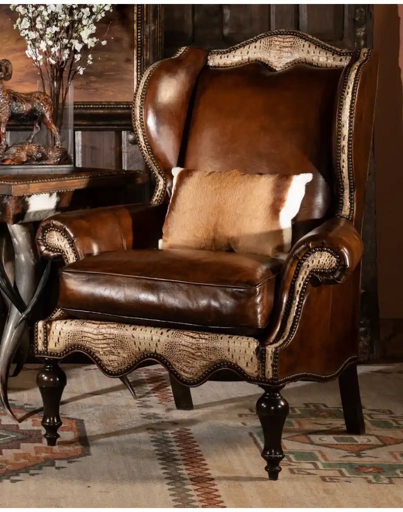 A detailed view of the plush seat cushion, showcasing the chair’s exceptional comfort and high-end leather finish.
