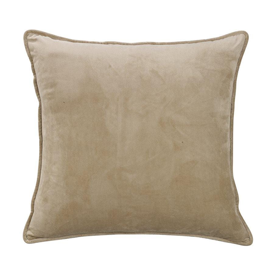Fairfield Taupe Velvet Euro Sham from HiEnd Accents