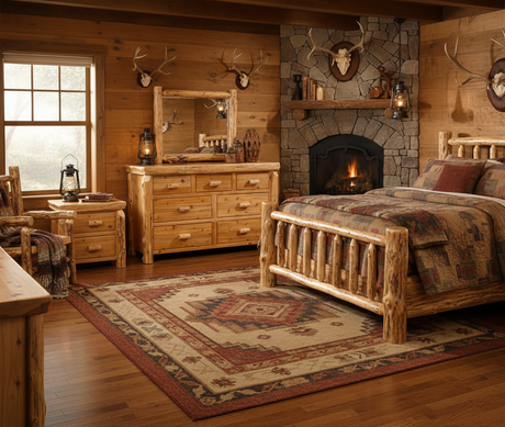 fireplace dresser Fireside Lodge Cedar Seven Drawer Dresser – Western Passion