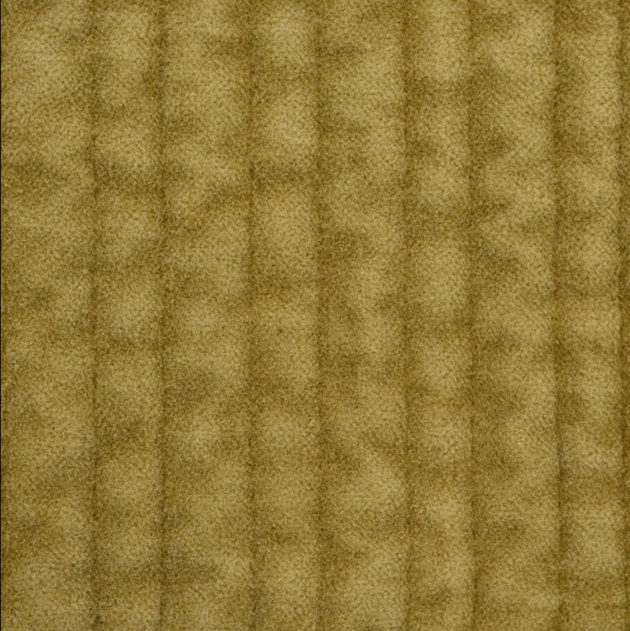 Close-up of the Stonewashed Tuscan Cotton Velvet Quilt highlighting the plush velvet texture and detailed channel stitching in a warm Tuscan shade.​