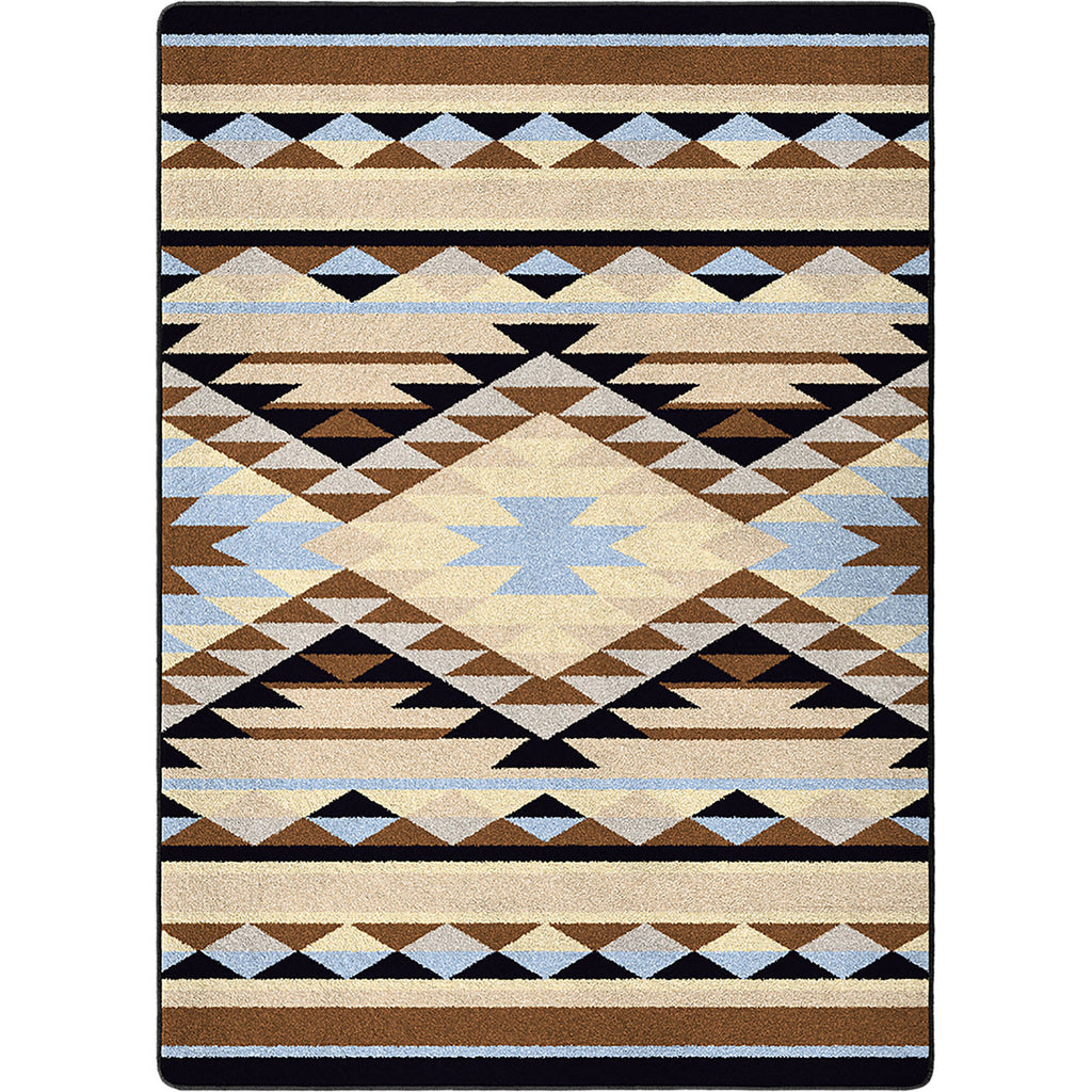 Sallisaw Southwest Area Rug - Blue