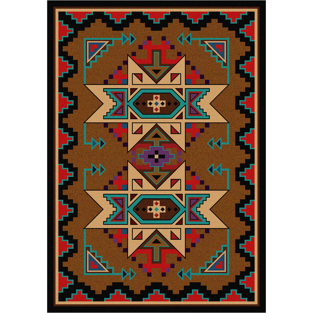 Deep Gorge Bright Southwest Area Rug