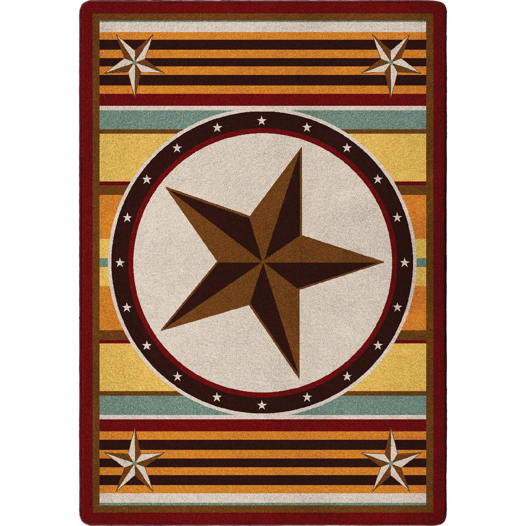 Hacienda Star Western Area Rug - Maize