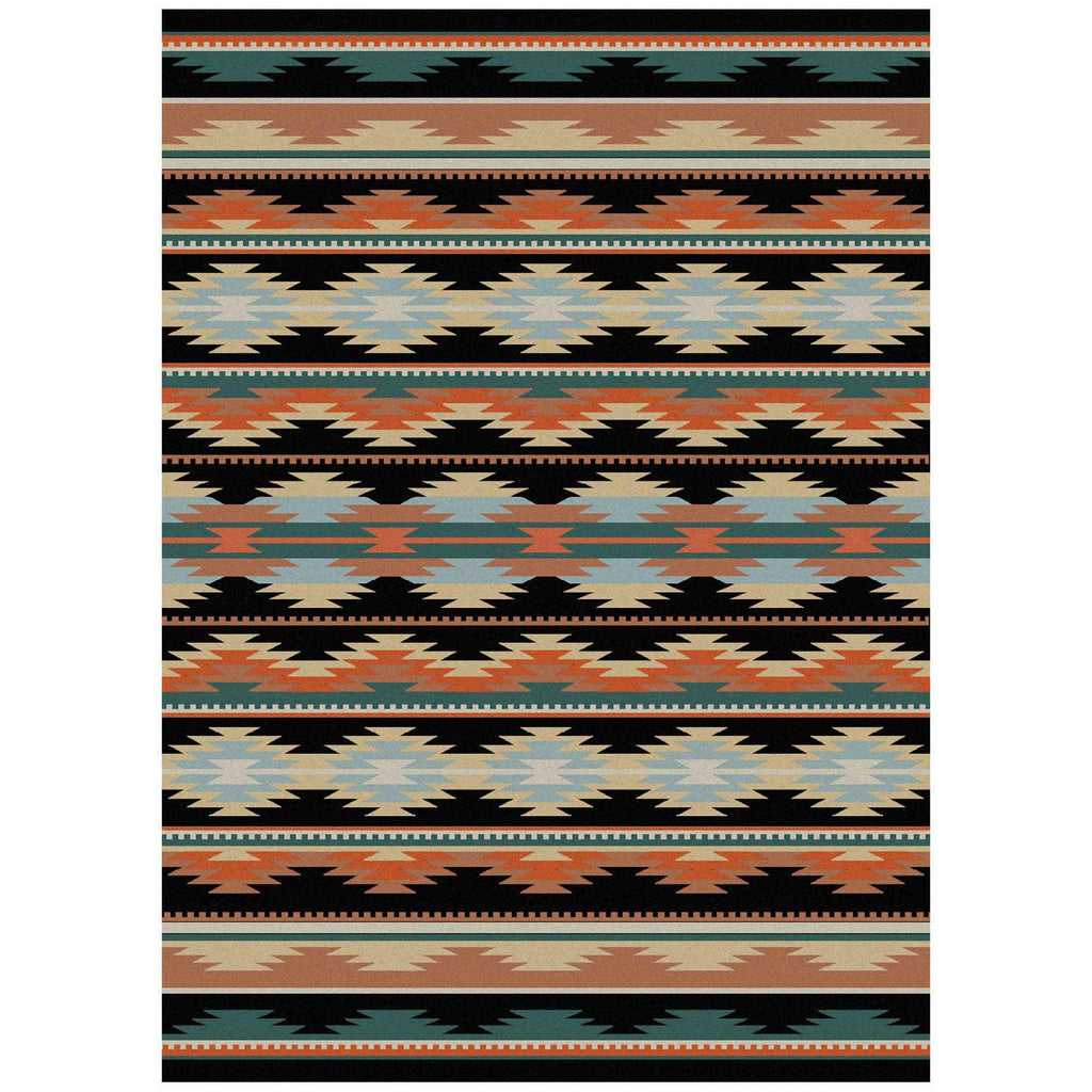 Dark Medicine Southwest Area Rug