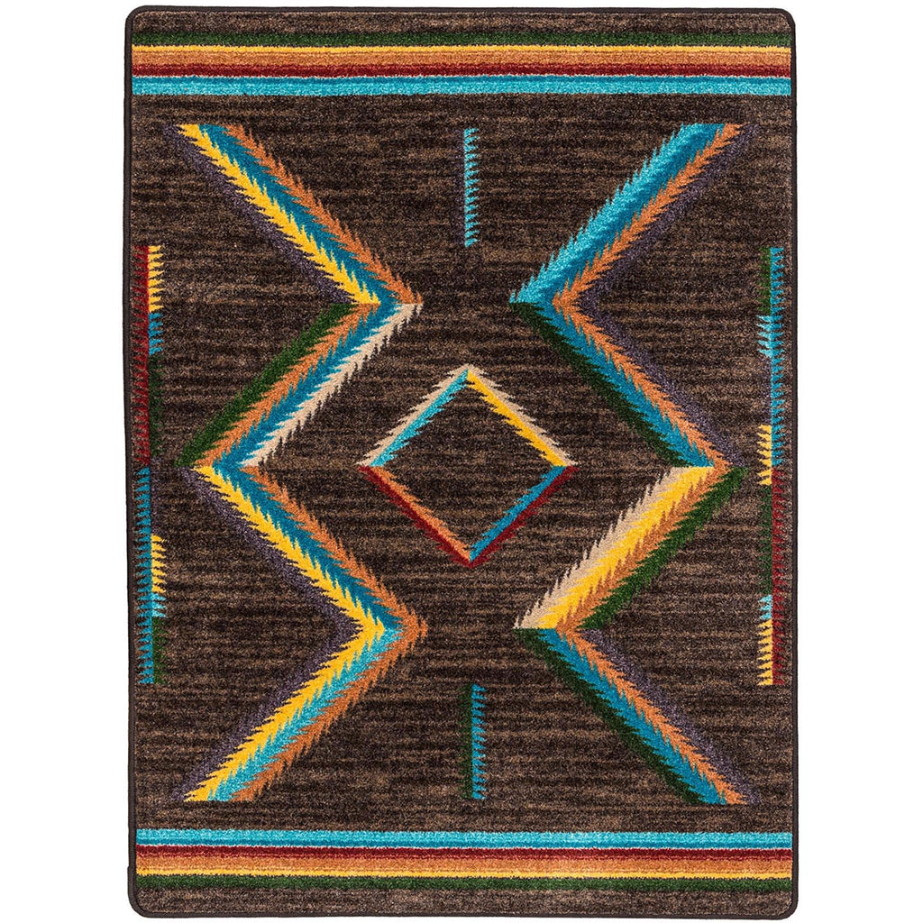 Hour Glass Southwest Area Rug - Bright