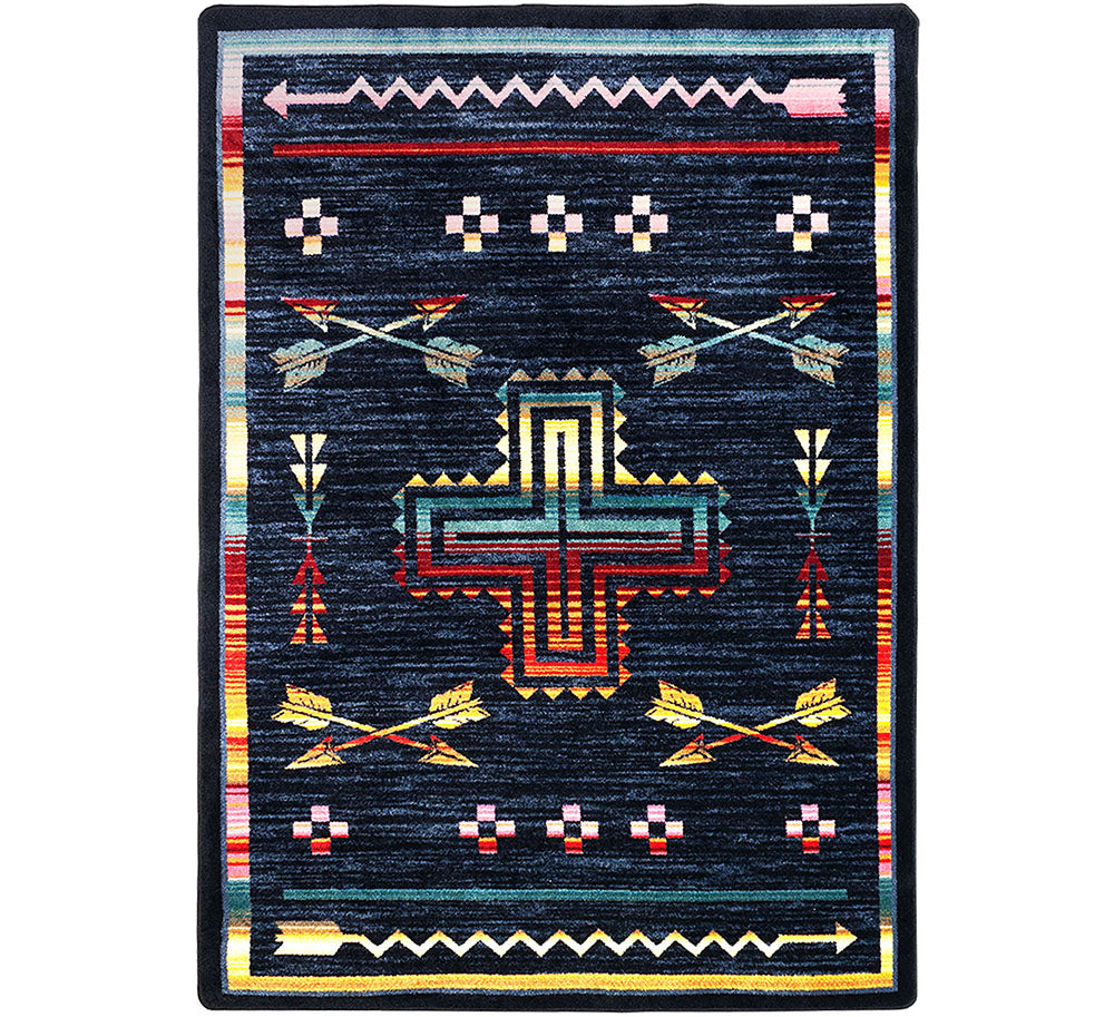 Shake Your Shawl Southwest Area Rug - Grey