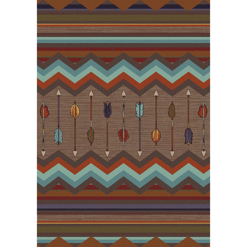 Cresting Fletcher Southwest Area Rug - Rainbow