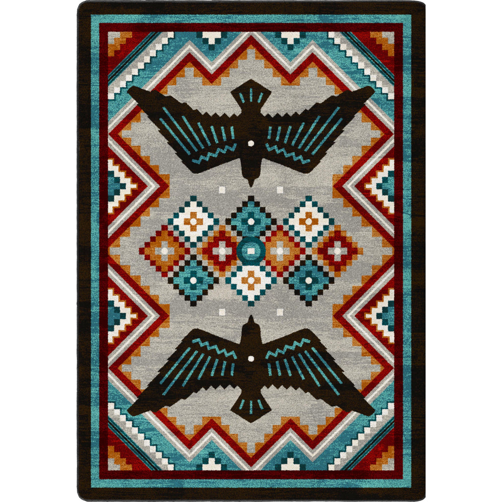 Sunset Dance Southwest Area Rug - Electric