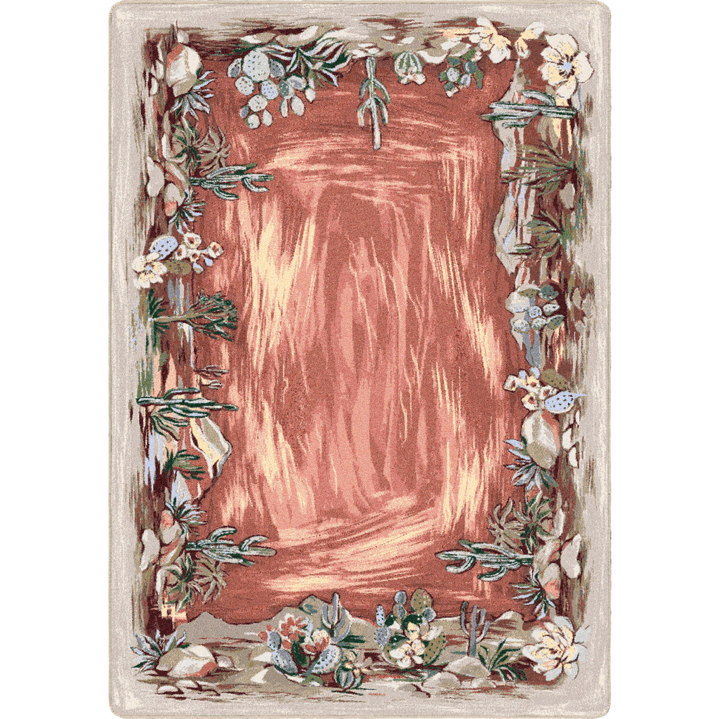 Desert Canvas Western Area Rug - Clay