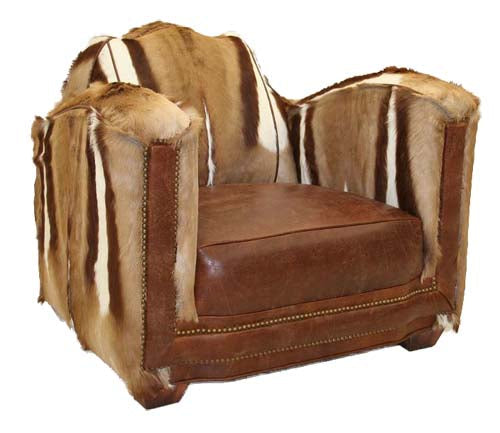 Old Hickory Tannery Springbok Chair