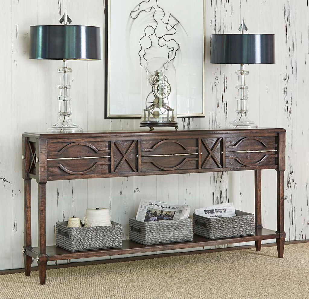 Spindle console table discount