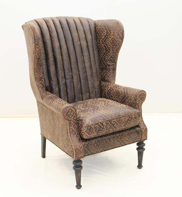 Old Hickory Tannery Boot Stitch Wingback Chair – Western Passion