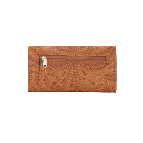 Ladies' Tri-Fold Wallets Golden Tan – Western Passion