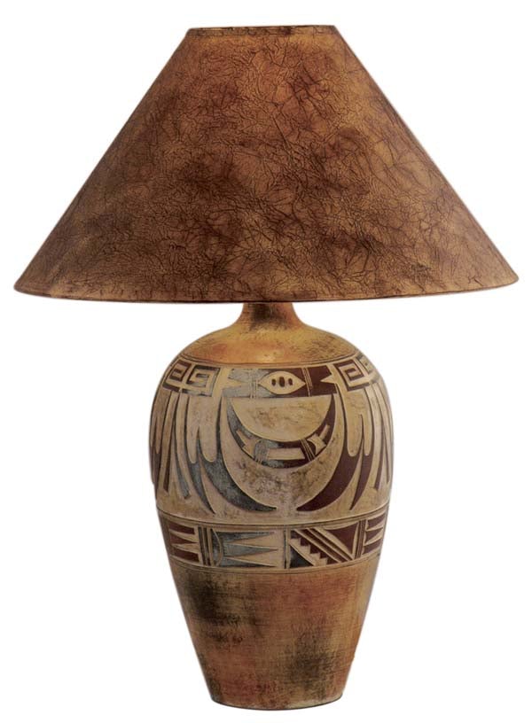southwestern style table lamp