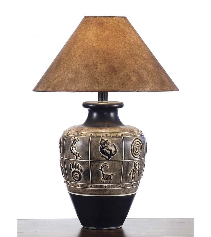 southwestern style table lamp