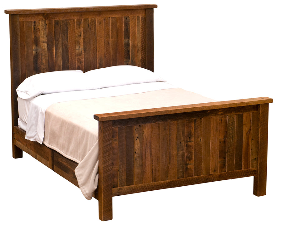 Fireside Lodge Barnwood Traditional Farmhouse Bed