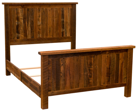 Fireside Lodge Barnwood Traditional Farmhouse Bed - Thumbnail 2