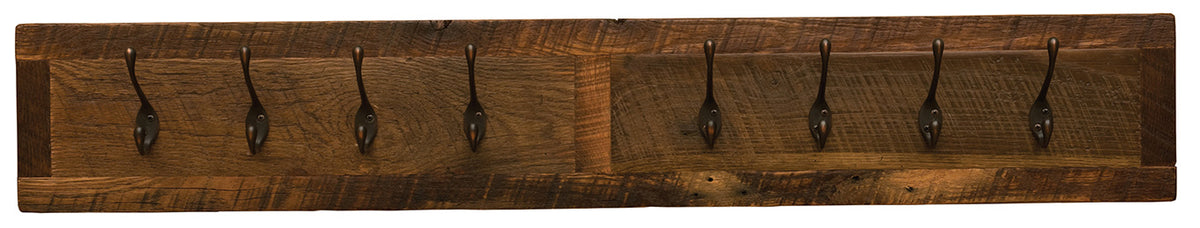 Fireside Lodge Barnwood Wall Coat Rack - 48