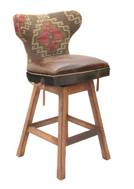 Old Hickory Tannery Bridle Reins Western Barstool – Western Passion
