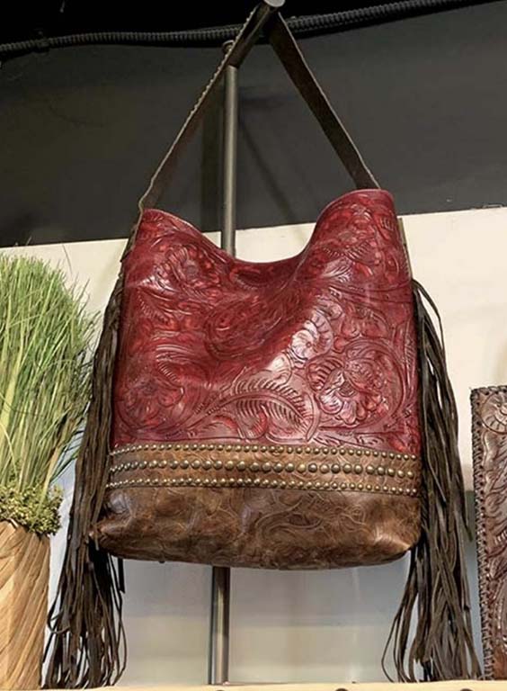 Western Cowgirl Leather Cowhide Fringe Purse - Etsy