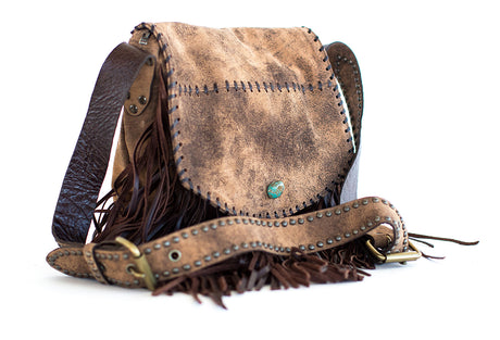 Juan Antonio Fringe Leather Shoulder Bag – Western Passion