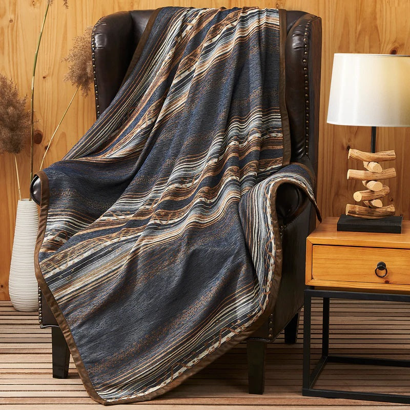 Western throw top blanket