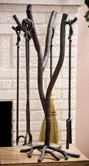 Forged Iron Fireplace Tool Set – Western Passion