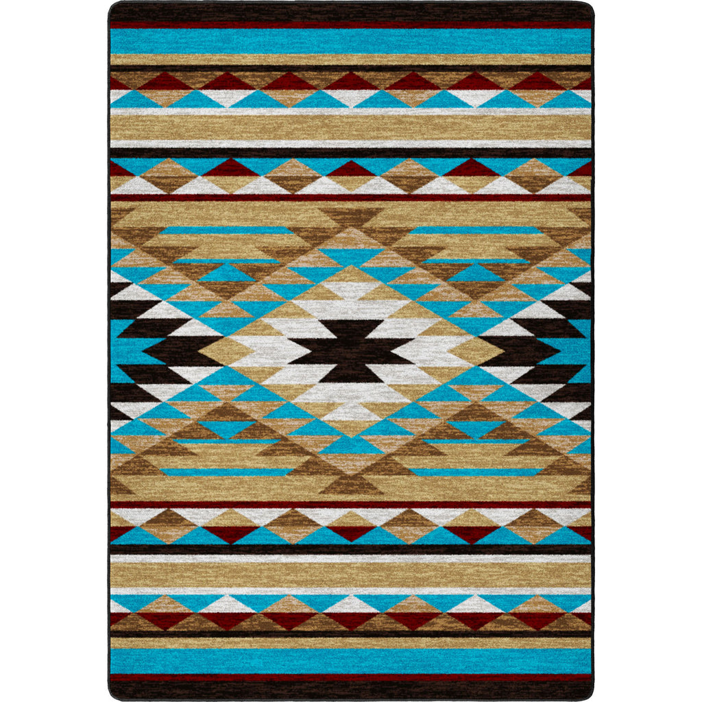 Sallisaw Southwest Area Rug - Mesa Tan