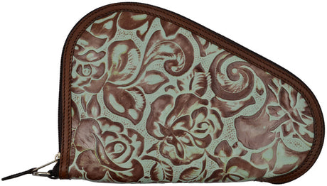 Turquoise Brown Gun Case – Western Passion - Main Image