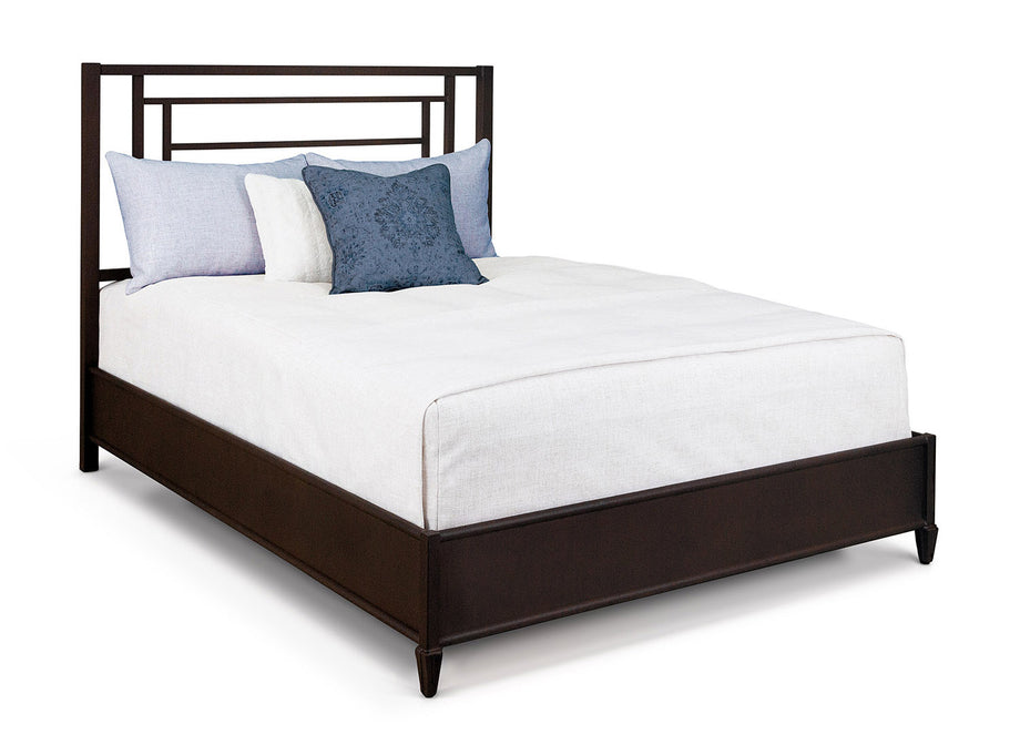Wesley Allen Sunset Iron Bed with Metal Surround