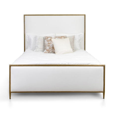 Wesley Allen Royce Upholstered & Iron Bed