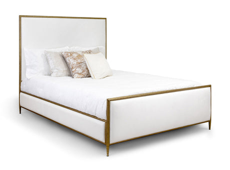 Wesley Allen Royce Upholstered & Iron Bed