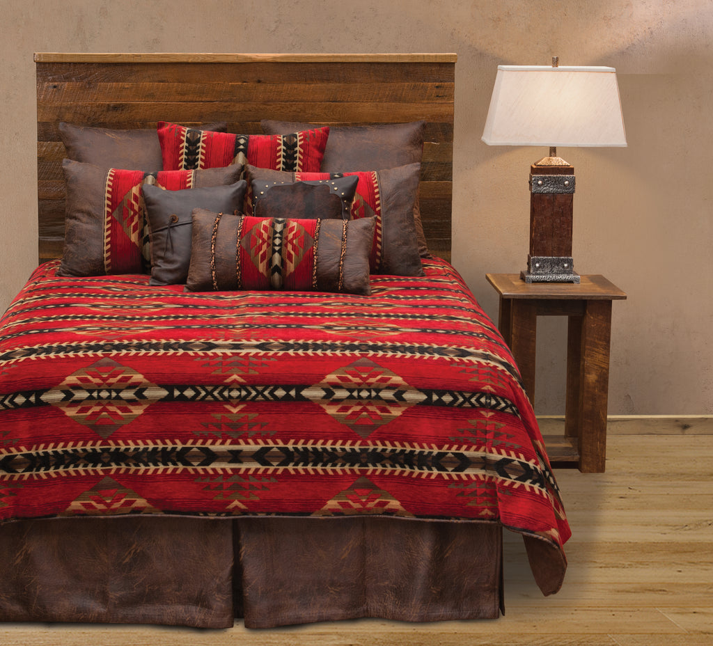 Wooded outlet river bedding