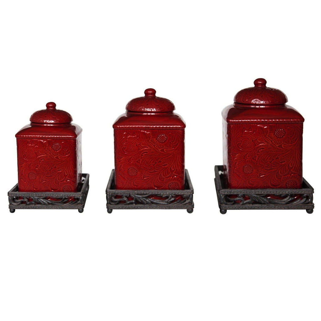 Red Western Kitchen Accessories